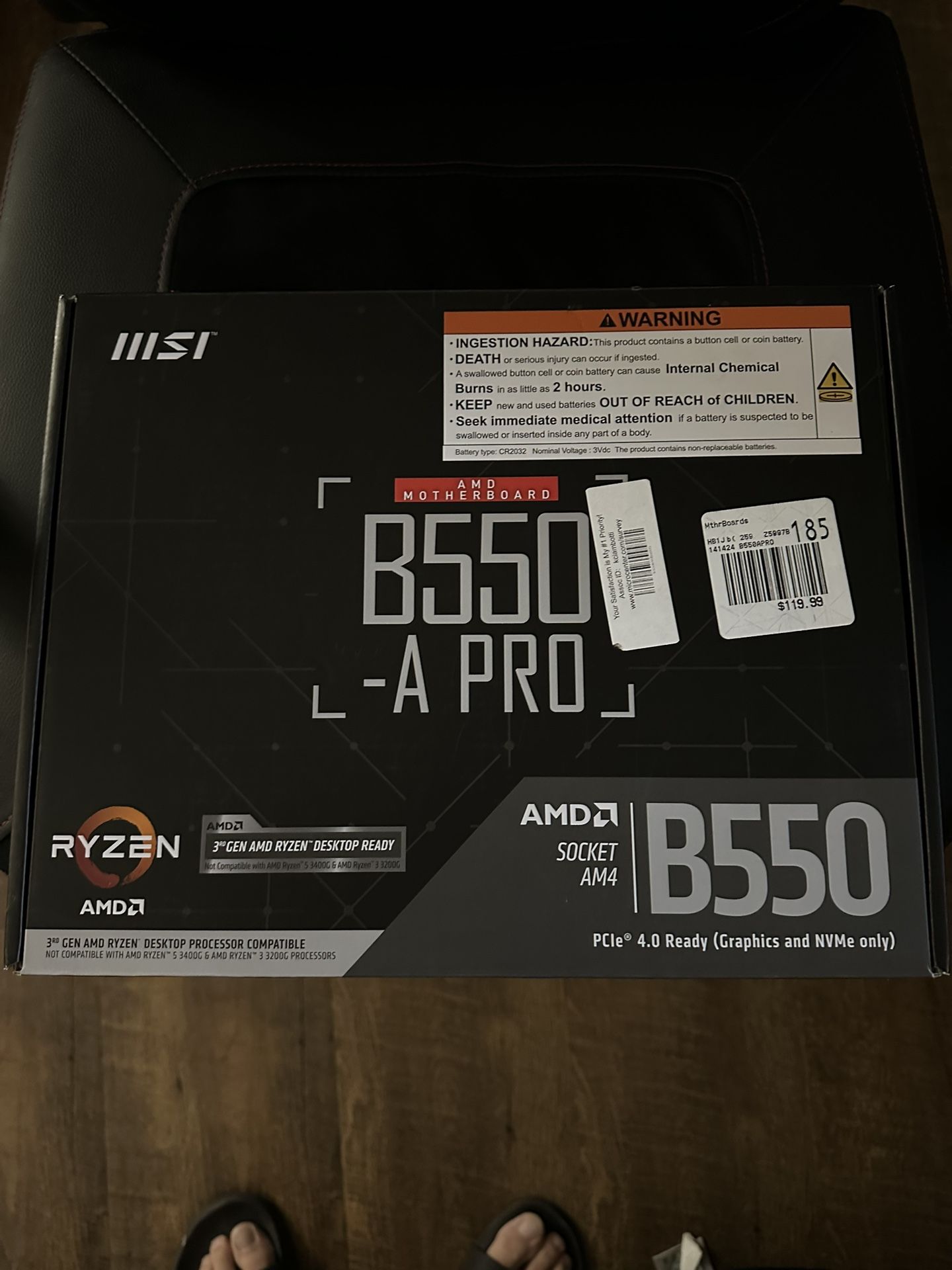 MSI B550 A PRO MOTHERBOARD