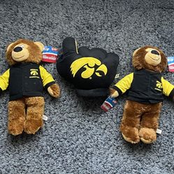 Iowa Hawkeyes Plush Set