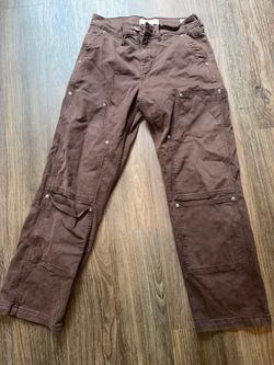 PacSun Brown Baggy Carpenter Jeans 29x30 Workwear Utility Pants