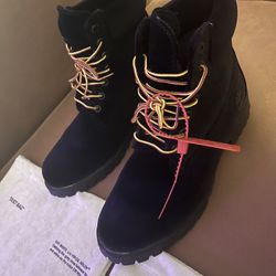 Off White Timberland Size 9