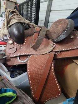Vintage Horse Saddle