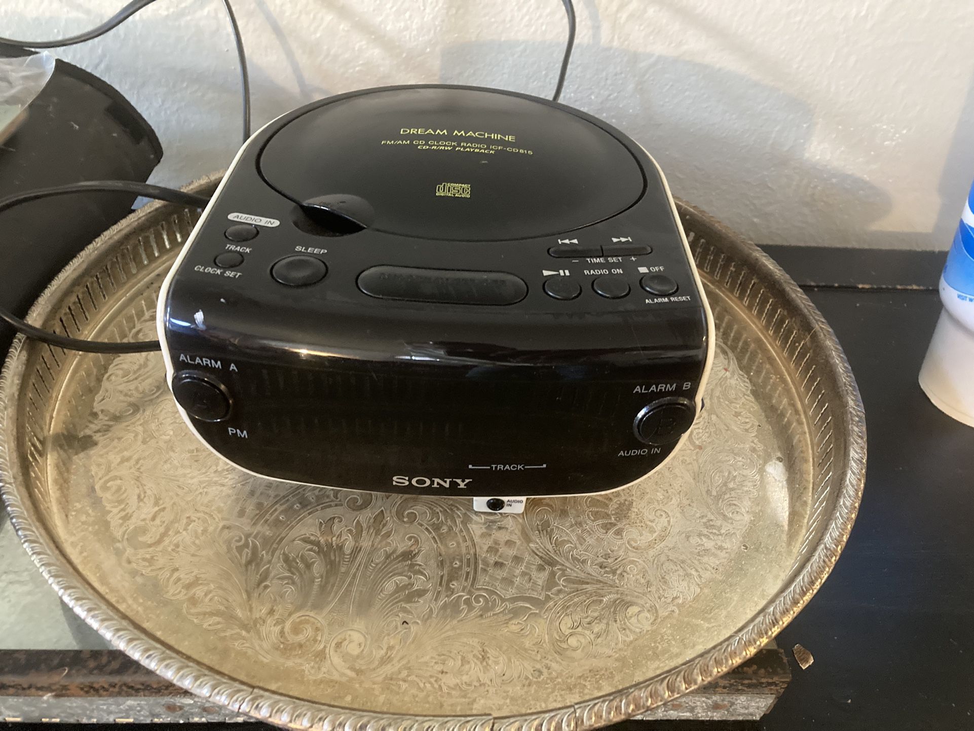 Sony Dream Machine FM/AM CD Player