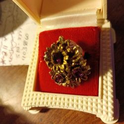 Beautiful Vintage Czech Ring
