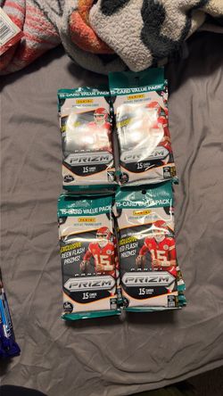 2025 Panini Prizm NFL Trading Cards Value Pack x4