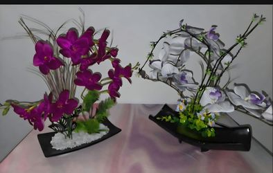 12" (Tall) Faux Purple Orchids ($25 EACH) @ Lasting Creations