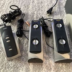 Complete Altec Lansing Computer Speaker System With Subwoofer 