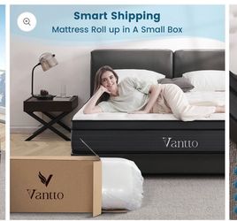 Full Mattress, 14 Inch Hybrid Mattress in a Box, Full Size Memory Foam Mattress with Pocket Springs for Motion Isolation Pressure Relief, CertiPUR-US,