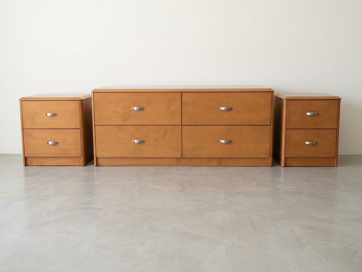 3-Piece Bedroom Set (Dresser + 2 Nightstands)