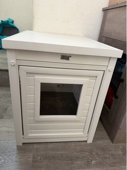Litter Loo® ECOFLEX Cat pet Litter Box Cover, End Table Non-Toxic durable and long-lasting wood plastic composite
