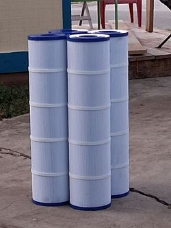 Pool filter cartridges