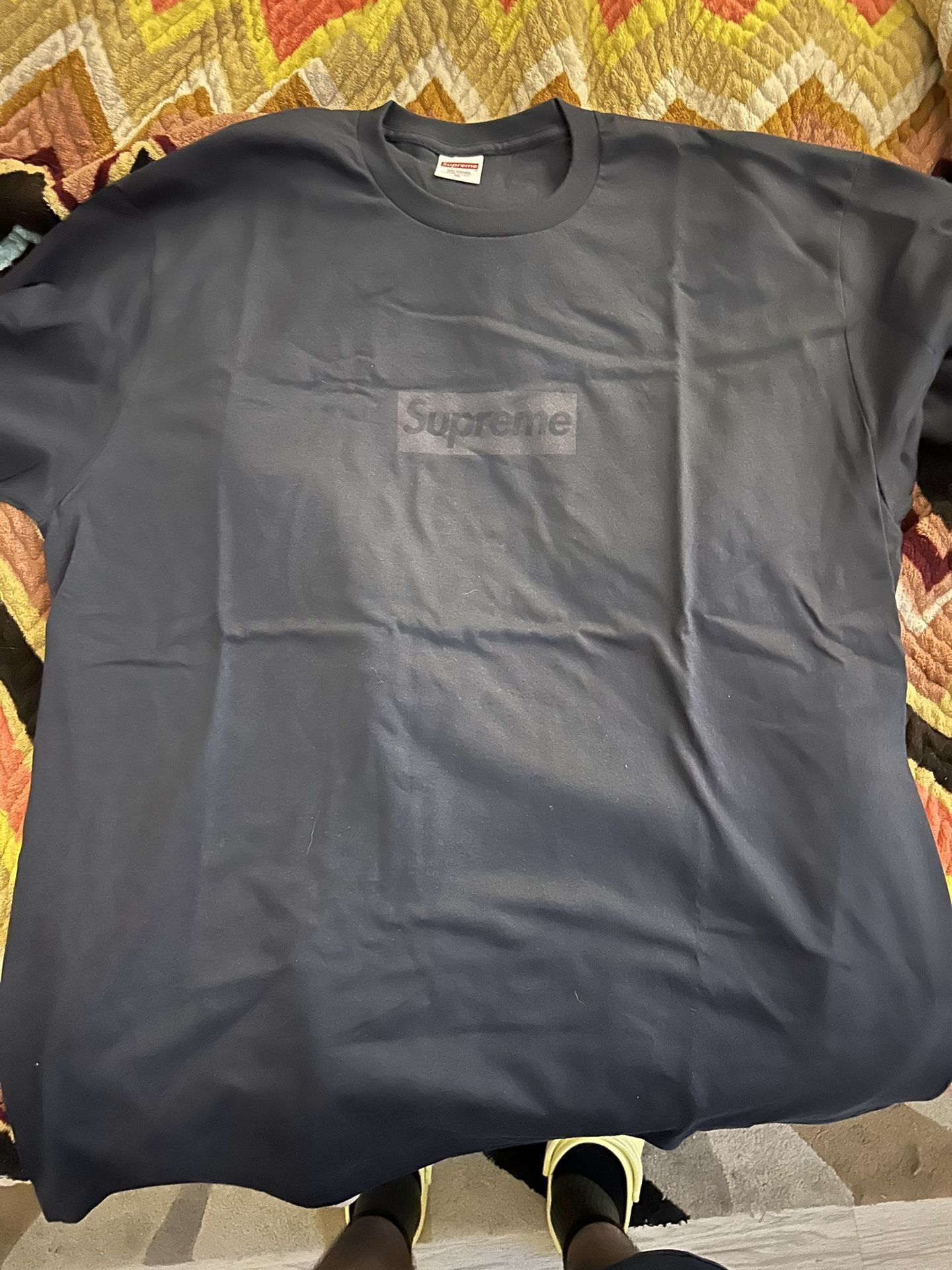 Supreme Box Logo Navy Xl New