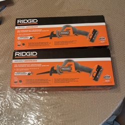 Brand New Ridgid One Handed Reciprocating Saw 18v Brushless Kit Sealed Package $150 Each 