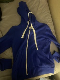 Blue zip up