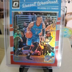Thunder Russell Westbrook Refractor Card