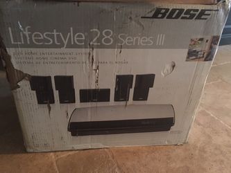 Bose lifestyle 28 series III home theater system