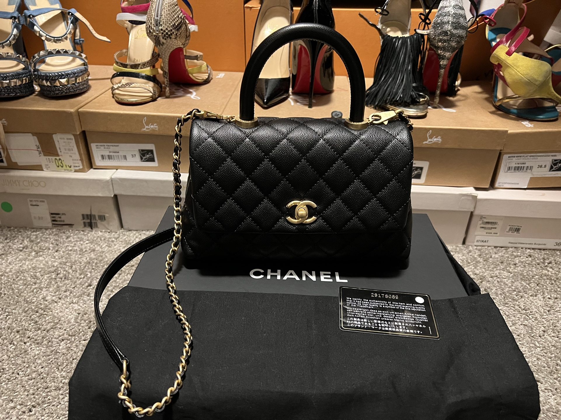 Chanel Caviar Coco Top Handle