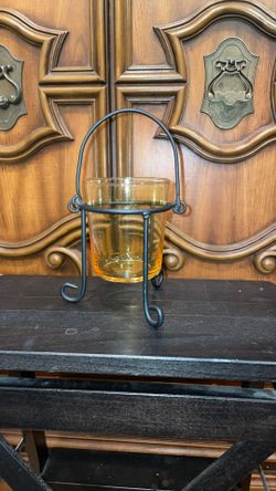 Lantern With Glass Cup