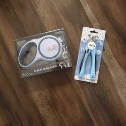 Retractable Leash And Nail Trimmer