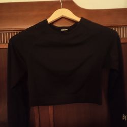 Pink(Victoria secrets) Seamless Shirt Crop Athletic Long Sleeves