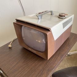 Vintage 1957 Portable TV Set