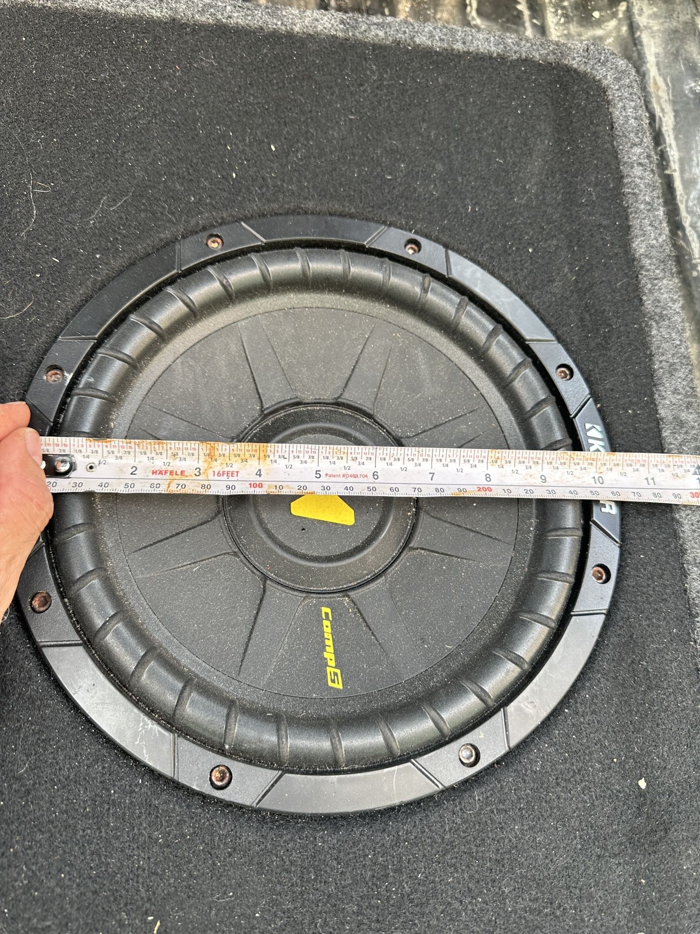 Kicker Subwoofer And Cab