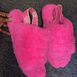 Pink Ugg Slides