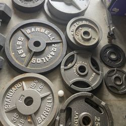 Assorted Weight Plates $.90 A Lb