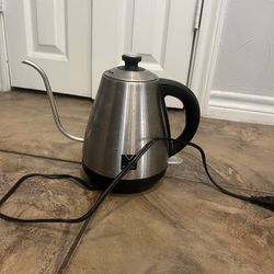 Yabano Electric Gooseneck Kettle With Thermometer In Lid