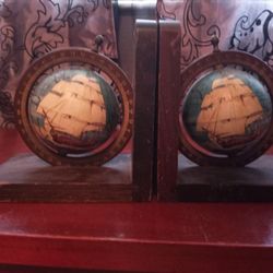 Desk Globe small globe bookends