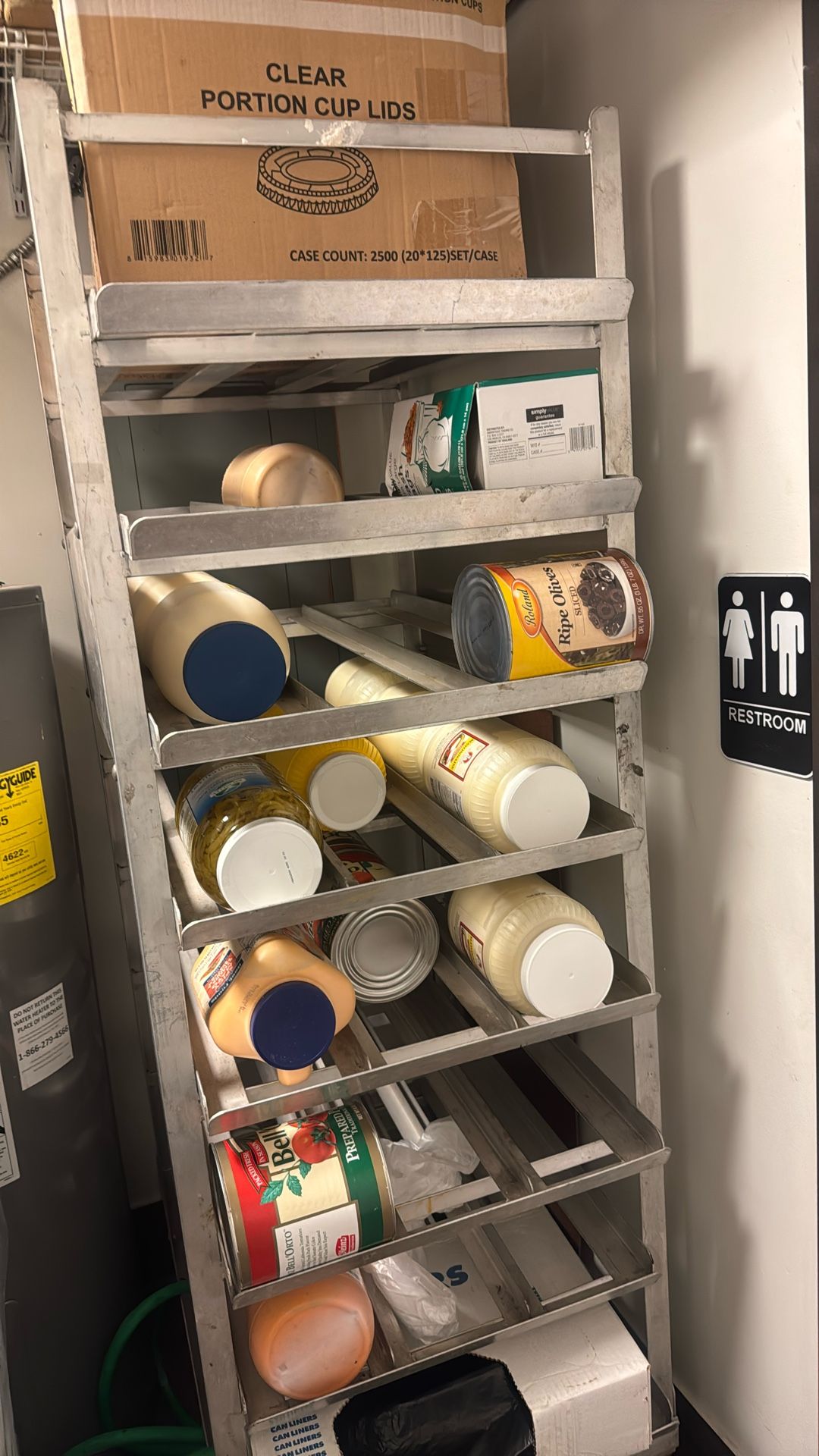 Can Rack Eight Shelves