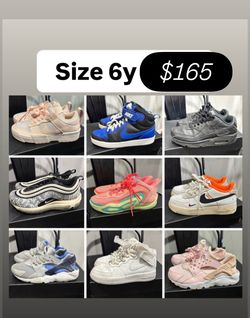 Nikes Jordan’s youth 6y all cheap package deal $165