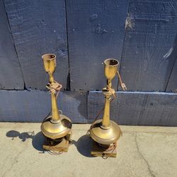 Vintage Brass Lamps