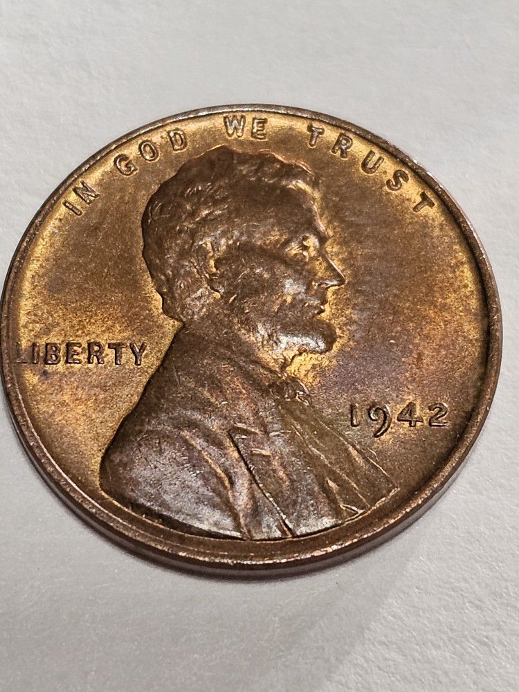 1942 penny 15% curved clip value