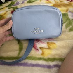 Brand New Cross Body Light Blue Coach Purse