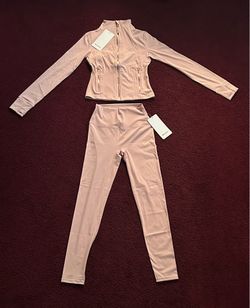 Cropped Pink Lululemon Set