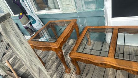 Coffee table and end tables