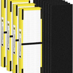 FLT4825 4 H13 True HEPA Filters+8 Carbon Pre-Filters G-Guardian Air Purifiers 