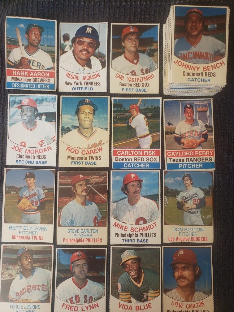 1976 AARON,BENCH,REGGIE,YAZ,CARLTON,MORE(75)HOSTESS