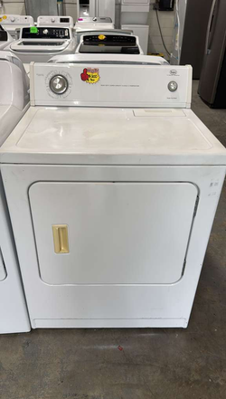 Whirlpool Electric Dryer – White, Top Lint Trap, Simple Dial