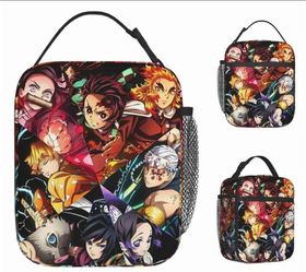 Demon Slayer Insulated Lunch Box Reusable Thermal Cooler Lunch Bag