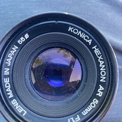 Lens Konica 50mm For Film Camera 