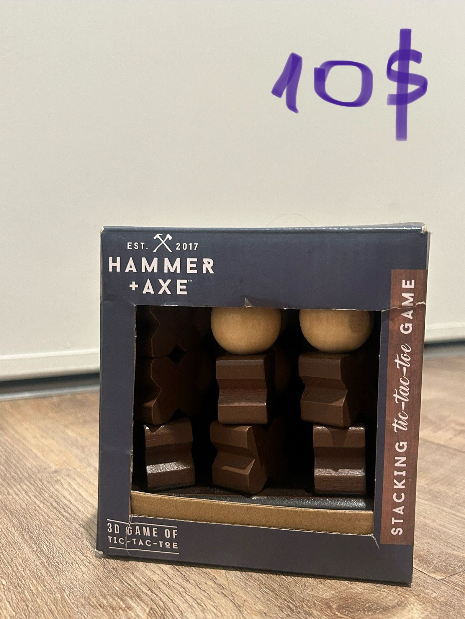 Tic-Tac-Toe Game  Hammer + Axe 3D