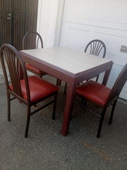 SMALL TABLE AND. CHAIRS