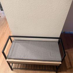 Shoe/rack With Storage Container 