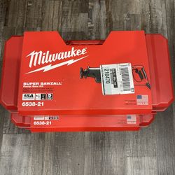 Milwaukee 15 Amp 1-1/4 in. Stroke Orbital SUPER SAWZALL Reciprocating Saw  with Hard Case 6538-21 - The Home Depot