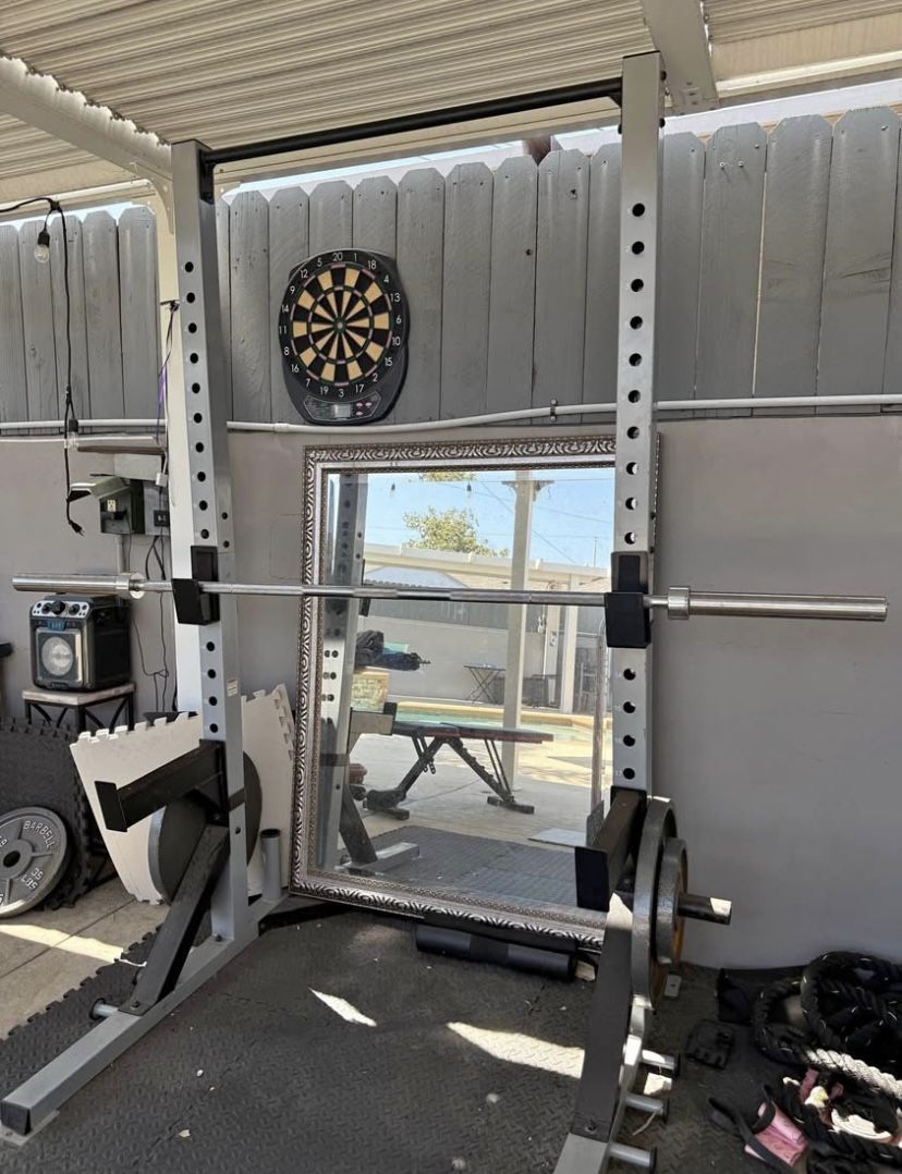 Weight Rack With Solid Ahh Plates
