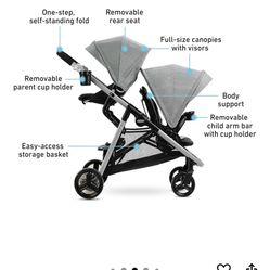 Graco ready 2 GrowLX 2.0  Double Stroller 