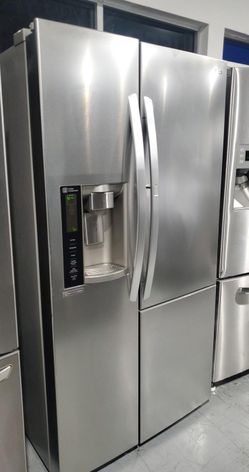 LG Side By Side Stainless Steel Refrigerator Fridge
