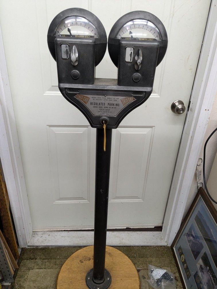 Duncan Dual Head Parking Meter