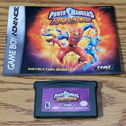 Power Rangers Ninja Storm Game (Game Boy Advance) (2003) 